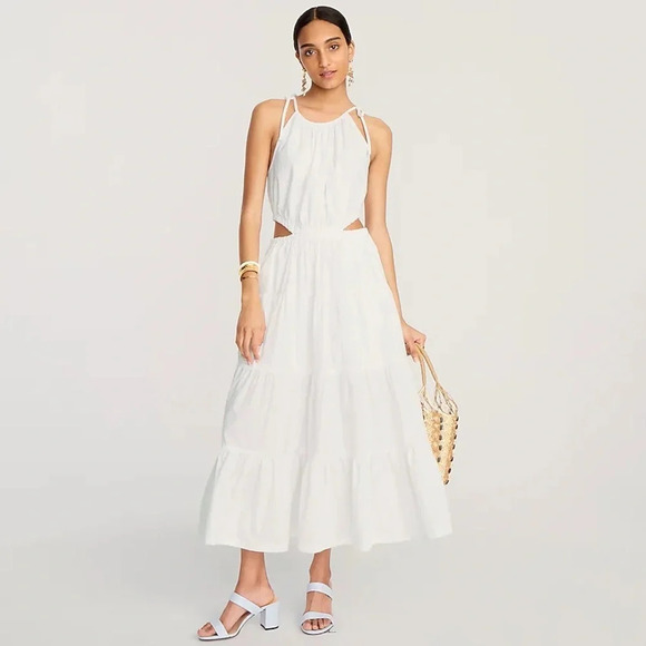 J. Crew Harbor Side-cutout Dress - Picture 1 of 16